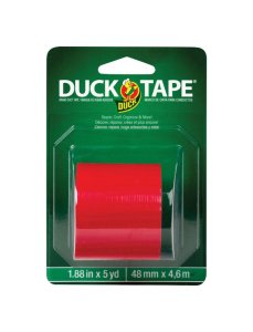 (image for) 1.88 in. W x 5 yd. L Red Solid Duct Tape