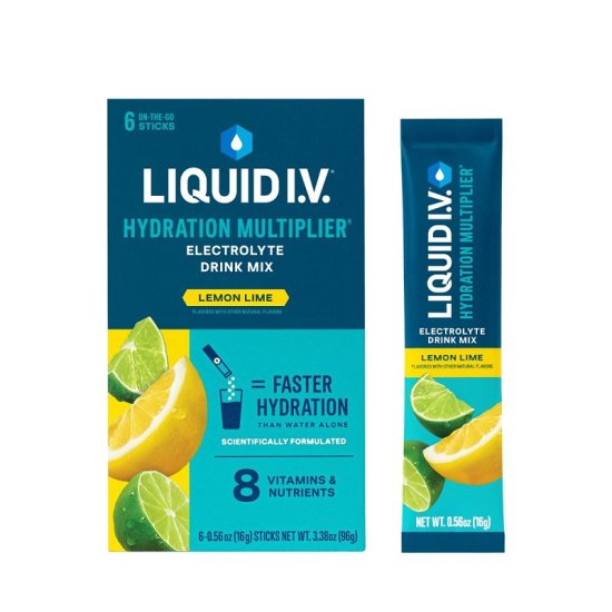 (image for) Liquid I.V. LVM6001 Drink Mix, Lemon Lime 12pk