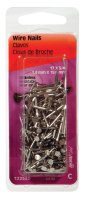 (image for) 17 Ga. x 3/4 in. L Stainless Steel Wire Nails 1 pk 2 oz.