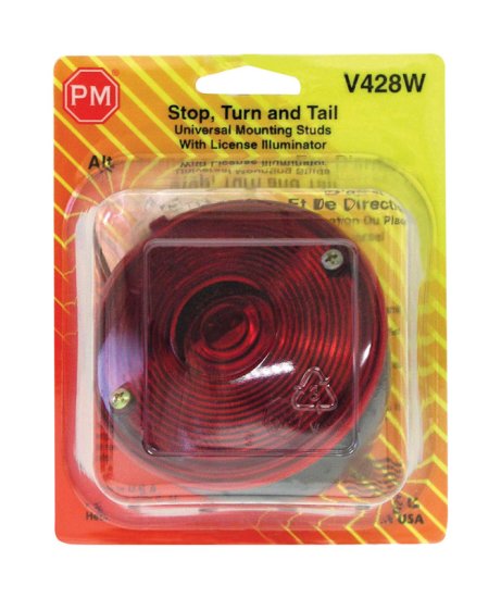 (image for) Red Round License/Stop/Tail/Turn Light