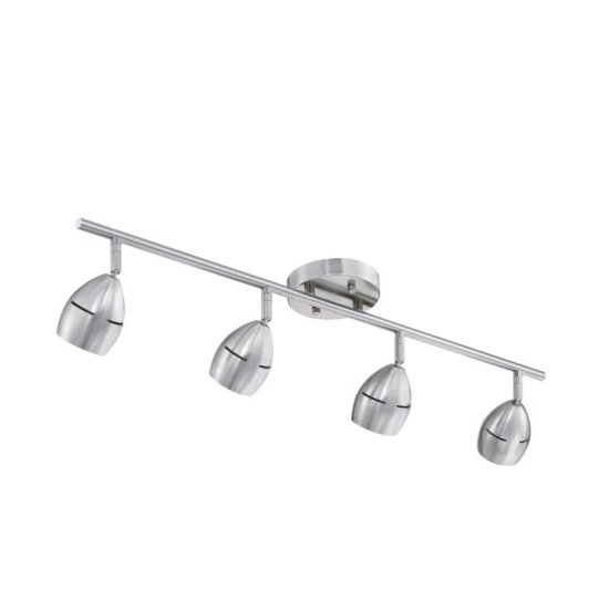 (image for) Borgata Brushed Nickel Silver 4 lights Pendant Light