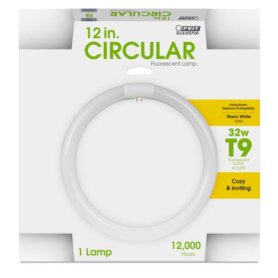 (image for) Electric 32 watt T9 12 in. Dia. x 12 in. L Circline Fluorescent