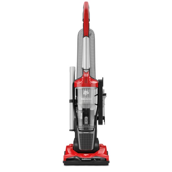 (image for) Endura Reach Bagless Corded Upright Vacuum 8 amps Red Cyclonic