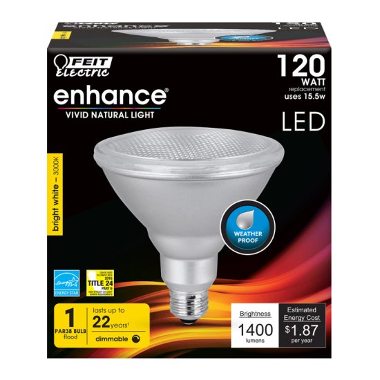 (image for) PAR38 E26 (Medium) LED Bulb Bright White 1