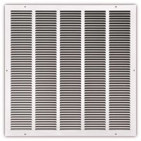 (image for) 24 in. x 24 in. White Stamped Return Air Grille