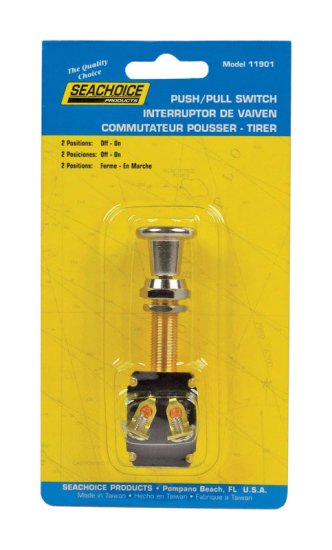 (image for) Push-Pull Switch Chrome Plated Brass