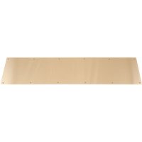 (image for) BRASS PLATED DOOR KICK PLATE 8 IN. X 34 IN.