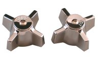 (image for) Sterling Hot and Cold Faucet Handles