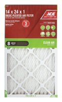 (image for) 14 in. W x 24 in. H x 1 in. D Pleated 8 MERV Pleated Air Fil