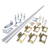 (image for) 72 in. Bi-Fold Door Hardware Set with Galvanized Track
