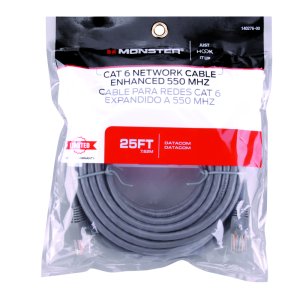 (image for) Monster Just Hook It Up 25 ft. L Category 6 Networking Cable