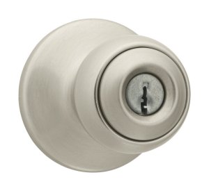 (image for) Satin Nickel Entry Knobs Polo