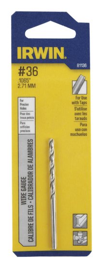 (image for) 2-1/2 in. L High Speed Steel Wire Gauge Bit 1 pc.