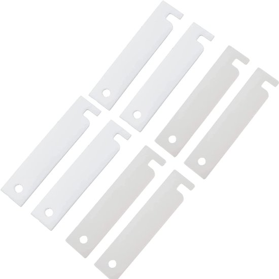 (image for) 8PCS WE3M51 WE3M52 Dryer Teflon and Nylon Drum Bearing Slide