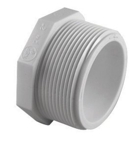 (image for) Schedule 40 2 in. MPT x 2 in. Dia. FPT PVC Plug