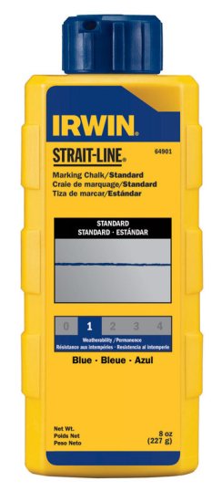 (image for) Strait-Line 8 oz. Permanent Marking Chalk Blue