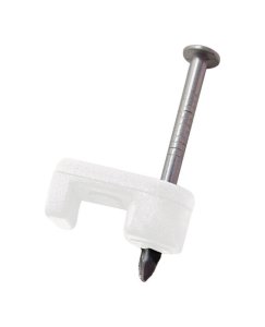 (image for) 3/16 in. W Plastic Insulated Wire Staple 25 pk