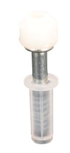 (image for) White Steel Bi-fold Door Top Wheel Guide 1 pk