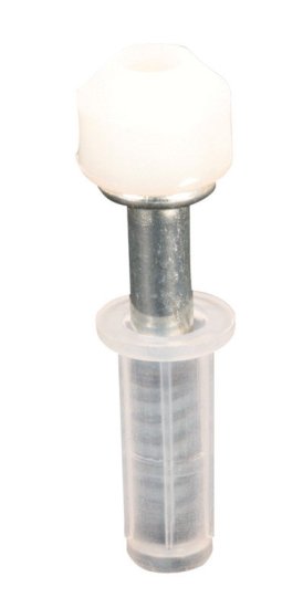 (image for) White Steel Bi-fold Door Top Wheel Guide 1 pk