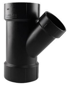 (image for) 3 in. Hub x 3 in. Dia. Hub ABS Wye