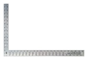 (image for) 24 in. L x 16 in. H Steel Framing Square Silver