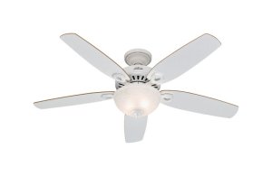 (image for) Fan Builder Deluxe 52 in. Snow White Indoor Ceiling Fan