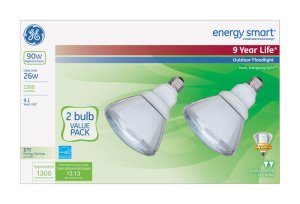 (image for) GE Energy Smart 26 watts PAR38 5.9 in. L CFL Bulb Soft White Flo