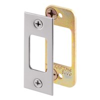 (image for) 2.75 in. H X 1.125 in. L Satin Nickel Steel Deadbolt Strike