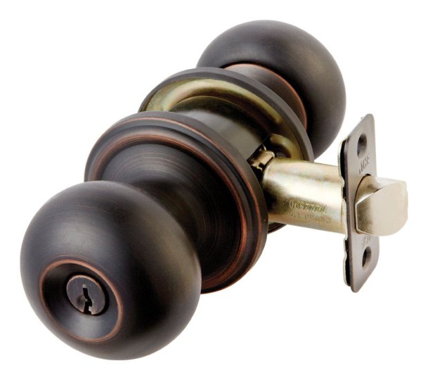 (image for) Oil Rubbed Bronze Entry Lockset Colonial