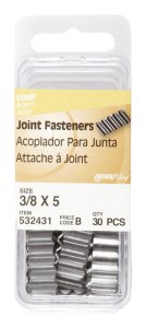 (image for) 1 in. Joint Galvanized Steel Joint Fastener Joint