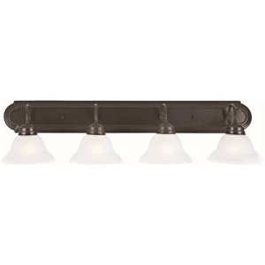 (image for) 4-Light Oil-Rubbed Bronze Vanity Light