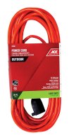 (image for) Indoor and Outdoor 25 ft. L Orange Extension Cord 16/3 SJTW
