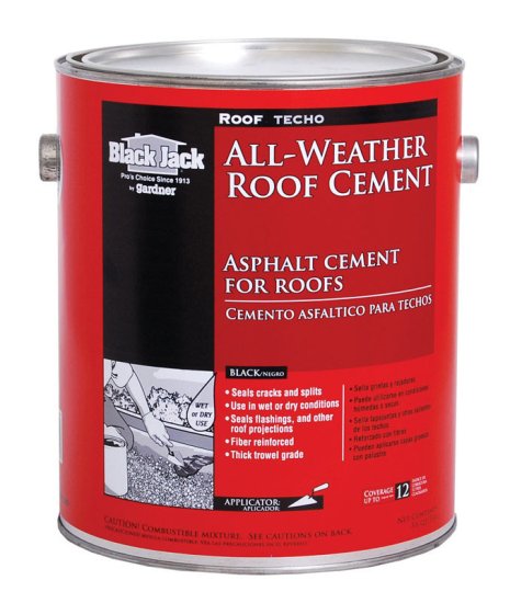 (image for) Gloss Black Patching Cement All-Weather Roof Cement 1