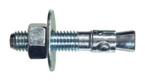 (image for) 1/4 in. Dia. x 1-3/4 in. L Steel Round Head Wedge Anchor