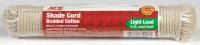 (image for) 7/64 in. Dia. x 48 ft. L White Braided Cotton Cord