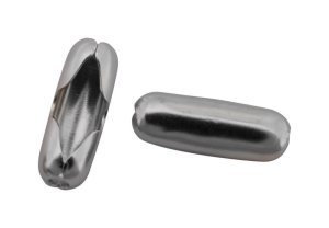 (image for) Nickel-Plated Brass Silver Ball Chain Connector