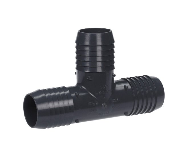 (image for) Schedule 40 1-1/4 in. Insert x 1-1/4 in. Dia. Insert PVC T