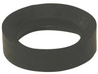 (image for) Water Heater Supply Line Washer, Rubber, Black