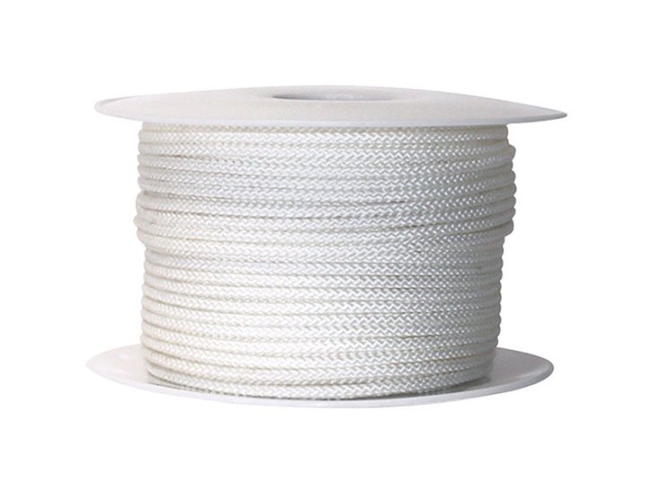 (image for) 9/64 in. Dia. x 200 ft. L White Diamond Braided Nylon