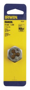 (image for) High Carbon Steel Metric Hexagon Die 6mm-1.00 1 pc.