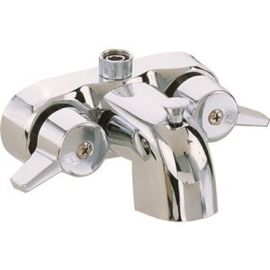 (image for) 3/4 in. MIP Bathcock with Diverter in Polished Chrome