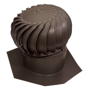 (image for) Air Vent Air Hawk 18.4 in. H X 12 in. D Brown Aluminum Turbine a