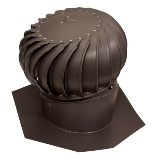 (image for) Air Vent Air Hawk 18.4 in. H X 12 in. D Brown Aluminum Turbine a