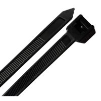 (image for) 24 in. L Black Cable Tie 10 pk
