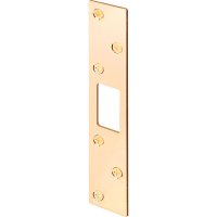 (image for) 6 in. H x 1.125 in. L Brass-Plated Steel Security Str