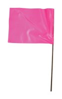 (image for) 21 in. Pink Marking Flags Polyvinyl 100 pk