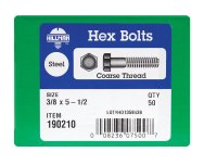 (image for) HX BOLTS USS Z 3/8X5 1/2
