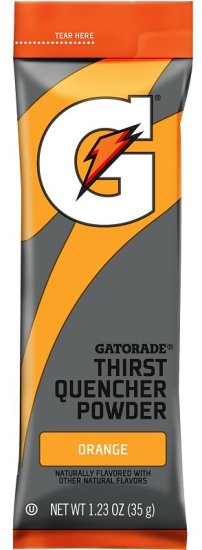(image for) Thirst Quencher Sports Drink Mix Powder, Orange, 1.23 oz Packet 10pk
