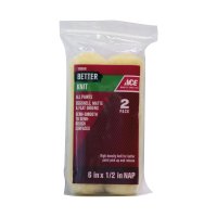 (image for) Knit 6 in. W X 1/2 in. Mini Paint Roller Cover 2 pk