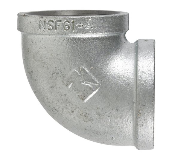(image for) 1/4 in. FPT x 1/4 in. Dia. FPT Galvanized Malleable Iron 9